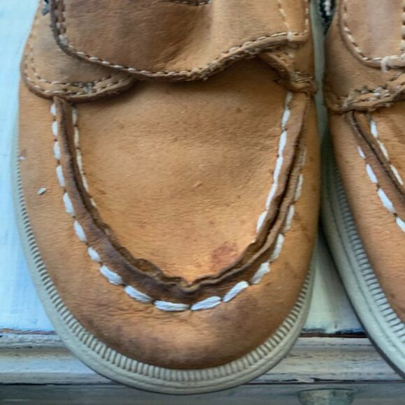 Sperry Top Sider Brown Leather 6.5T - Picture 2 of 7
